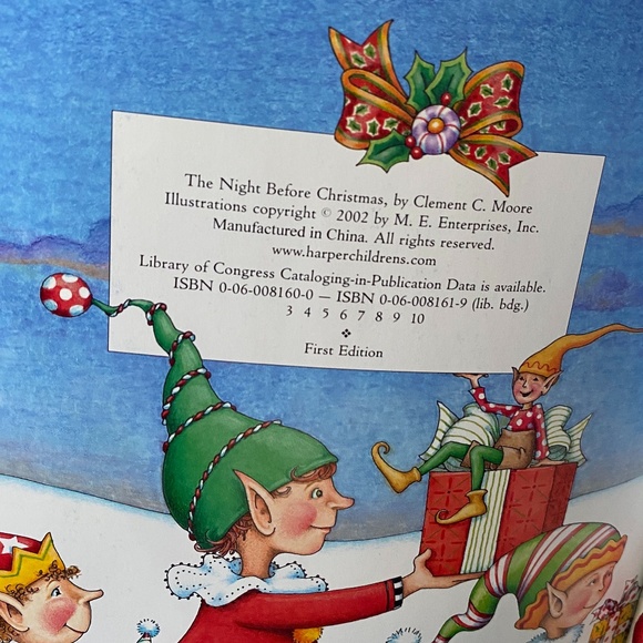 The Night Before Christmas; Illustrated by Mary Englebreit, with dust jacket - Picture 3 of 9